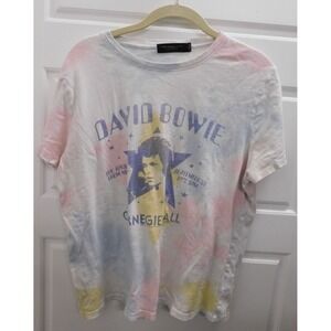 Junk Food Clothing David Bowie T-Shirt Carnegie Hall The Spiders From Mars‎ sz M